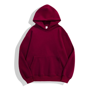 Sudadera con Capucha Premium de 380 GSM, Felpa, Básica, Extra Grande, Informal, para Hombre, Sudadera con Capucha Gruesa sin Estampado, Personalizable con Logotipo, Unisex - Product Image 1