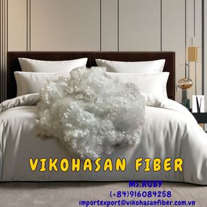 Meilleur Prix 100% Polyester 7D HCS AA Fibre Vierge Creuse Conjugée Siliconée Antistatique Anti-Boulochage pour Filature - Product Image 5