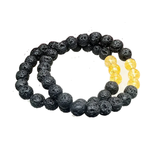 High quality Lava citrine Crystal Gemstone Bead Bracelet Fashion Charm Jewelry for Men Women for Energy Meditation Gift - Product Image 2