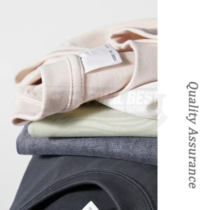 Men's 2-piece Solid <b>Knitted</b> Short Sleeve T-shirt and Shorts <b>Set</b> for Summer Casual Outdoor and Vacation Wear OEM Service - Product Image 3