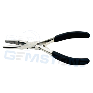 Professional 6.5 Inch <b>Long</b> <b>Nose</b> 3 Hole Flat Mouth Hair Extension Pliers for Micro Rings & Nano Beads Crimping - Product Image 5