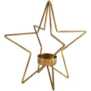 Wholesale Modern Christmas Star Shaped Brass Candlestick Holders Economical Home Decoration <b>Tree</b> Cheap Price for Blank - Product Image 1