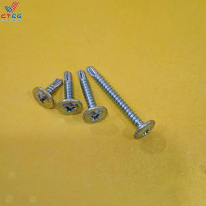 Tornillo autorroscante M5x25 con cabeza de ala y arandela grande para fijación de chapa de acero delgada - Product Image 2