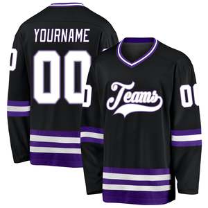 Jersey de Hockey sobre Hielo de Diseño Personalizado 2026, de Alta Calidad, para Hombres, Mujeres y Adultos, Uniforme Deportivo con Diseños Bordados y Sublimados - Product Image 1