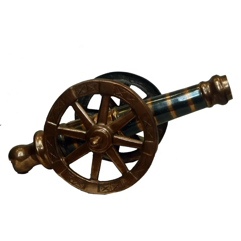 Antieke Nautische Handwerk Houten Bureau Home Decor Kanon Bofor 'S Artilleriegeweer Hout Bruiloft Decoratie Voor Geschenken