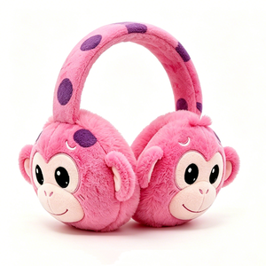 Winter warm earmuffs for kids/teens Super soft plush earmuffs <b>Fluffy</b> fuzzy ear warmers - Product Image 1