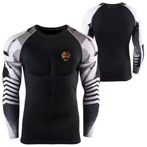 Camiseta Deportiva para Hombre, Transpirable, Ligera, de Manga Larga, que Absorbe la Humedad, para Entrenamiento Físico y Deportivo - Product Image 3