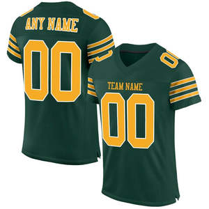 Maillot de football personnalisé à col en V pour homme, respirant, 100 % polyester, manches longues, imprimé 3D rétro coloré, collection printemps - Product Image 1