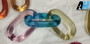 Chaîne en acrylique moderne personnalisée Accents muraux faits à la main en résine ornementale moderne suspendue pour la décoration intérieure Diwali Festival Ready - Product Image 3