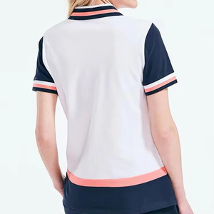 ออกแบบโลโก้ตามสั่ง เสื้อโปโลผู้หญิง รับผลิตแบบ OEM/ODM เสื้อผ้ากีฬาสำหรับผู้หญิง เสื้อโปโลขายส่ง - Product Image 3