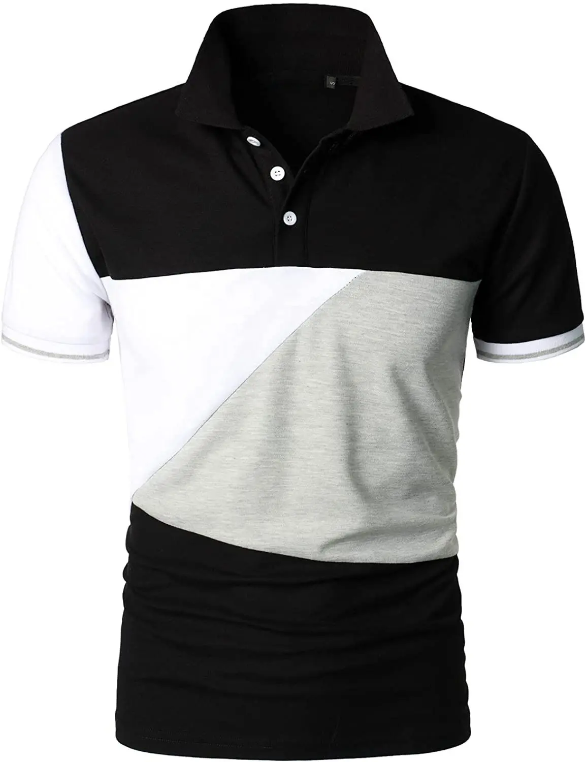 Polo 2021 New Fashion Custom Mens Multipanel slim fit Casual sport Golf Polo