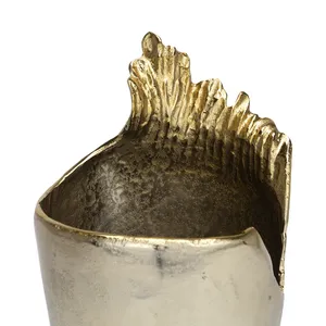 Jarrón de Hierro Contemporáneo para Mesa, Hecho a Mano, Decorativo, Macetero de Metal, Diseño Artístico, Estilo Costero, Ecológico - Product Image 6