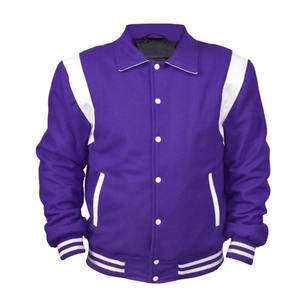 Chaqueta Varsity de Lana Premium para Hombre Elite, Abrigo Letterman con Mangas de Cuero, Estilo Universitario, Proveedor Mayorista OEM - Product Image 6