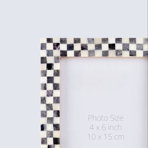 Marco de Fotos Decorativo Hecho a Mano con Incrustaciones de Hueso, Diseño Exclusivo, MDF - Product Image 3