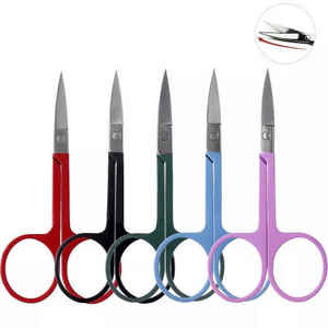 Ciseaux à cuticules en acier inoxydable à lame incurvée pour la beauté, la manucure et les soins des ongles ANAAIF - Product Image 6