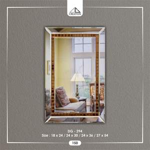 Este espejo de cuerpo entero está diseñado para ser un punto de atención llamativo que combina la elegancia clásica con la versatilidad del arte decorativo. - Product Image 4