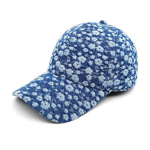 Gorra de Béisbol Unisex de Mezclilla a Cuadros Azules, 6 Paneles, Visera Ajustable, Gorra Casual de Primavera/Verano, Talla Adulto - Product Image 5