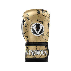 Gants de boxe professionnels en cuir pleine fleur de haute qualité, personnalisés OEM, colorés, pour l'entraînement et le punching - Product Image 2