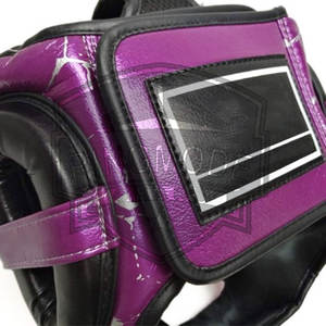 Protège-tête en cuir pour arts martiaux et boxe - Confortable, réglable, imperméable, protection personnalisée - Product Image 6