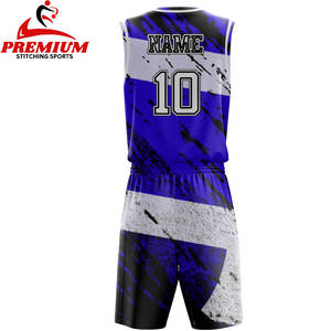 Uniforme de Baloncesto al por Mayor, Ropa Deportiva 100% Poliéster, Conjunto de Camiseta y Pantalones Cortos de Baloncesto Juvenil, Camiseta de Malla - Product Image 2