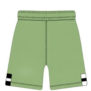Conjunto de Pantalones Cortos y Camiseta de Rugby Verde Salvia y Negro, Manga Corta, Cuello Redondo, Uniforme de Equipo a Rayas, Ropa Deportiva Transpirable Personalizada para Entrenamiento - Product Image 6