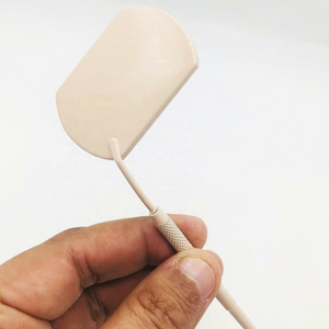 New Product <b>Square</b> Shape / Nude Shin Powder Coated Color Diamond Grip Handle Eyelash Extension <b>Mirror</b> Custom logo - Product Image 6