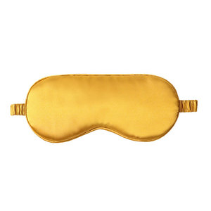 Masque de sommeil en soie biologique ultra-doux, cache-yeux confortable, sangle réglable, occultant, accessoire de voyage, emballage personnalisé, vente en gros - Product Image 1