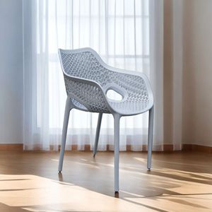 Sillón Moderno TM06 Nest |   Asiento de Comedor Ergonómico con Diseño de Diamante para Todo Tipo de Clima - Product Image 3