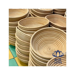 BEST SELLING Premium Rattan <b>Bread</b> Proofing <b>Basket</b> with Washable Cloth Liner Professional Bakery Tools - Product Image 1