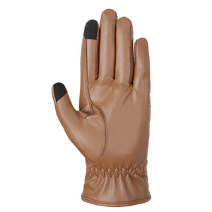 Guantes de Cuero para Montar a Caballo para Hombre, Invierno, Dedos Completos, Antideslizantes, Ligeros, Transpirables, con Cierre de Tirar - Product Image 3