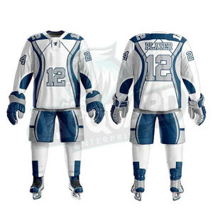 Uniformes de Hockey sobre Hielo Personalizados de la Mejor Calidad, Conjuntos Deportivos de Secado Rápido, Uniformes de Hockey sobre Hielo Económicos Hechos en Pakistán - Product Image 1