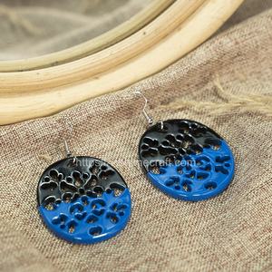 Venta caliente de alta moda cuerno de búfalo pendientes de lujo joyería de exhibición, alta moda súper barato - Product Image 5