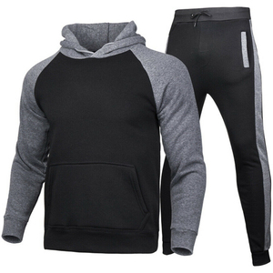 Survêtement OEM de haute qualité en gros, ensemble de sport ajusté 2 pièces, survêtements de jogging personnalisés pour hommes, vêtements de sport - Product Image 3