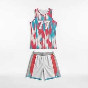 Nouvelle tenue de basket élégante avec couleurs personnalisées et un design unique et exceptionnel pour l'identité et les performances de l'équipe. - Product Image 5