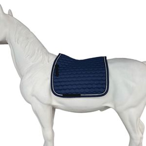 Tapis de selle en tissu sergé de polyester matelassé alvéolé absorbant les chocs pour dressage équin - Product Image 5
