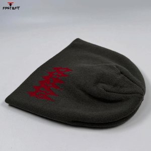 Hot Selling Professional High Quality Cotton Beanie <b>Caps</b> with Breathable & <b>Waterproof</b> 3D Embroidery Custom Color Options Unisex - Product Image 3