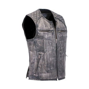 Chaleco de Lana de Diseño Elegante, Estilo Motero, Hecho en Fábrica, Transpirable, el Mejor Material para la Venta en Línea - Product Image 3