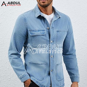 Stylish Jeans Winter Jacket For Men Warm Inner Lining Street Style Outfit Perfect For Daily Use Modern Fashion Look - Product Image 6