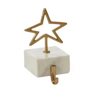 Antique Finish Wooden Base <b>Stocking</b> <b>Holder</b> For Fireplace Home Decoration Use Metal <b>Stocking</b> <b>Holder</b> Hook - Product Image 3