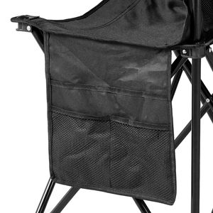 Portable Folding 6-Seat Soccer Bench with Multiple <b>Storage</b> Pockets Lightweight <b>Camping</b> Furniture with Carrying Bag - Product Image 2
