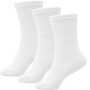Calcetines de Algodón Blanco, Transpirables, Tejidos, Sólidos, para Adultos, Casuales, de Verano, Sin Costuras, de Fibra de Bambú Orgánica - Product Image 2