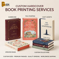 Impression de livres reliés personnalisés haut de gamme avec pages en couleur, papier de qualité, reliure durable et design de couverture professionnel
