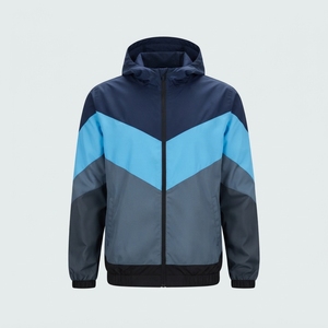 Chaqueta Cortavientos para Hombre con Cierre de Cremallera, Mangas Largas, Capucha, Precio Económico, Nueva Llegada, Venta al Por Mayor, Alta Calidad - Product Image 1