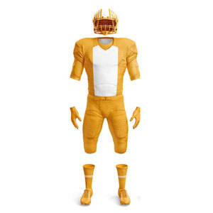 Hot Sale Adult American Football Uniform <b>Compression</b> Kits 100% Polyester Short Sleeve Printed Training Practice Team Wear - Product Image 2