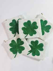 Juego de Posavasos de Cuentas de Vidrio Hechos a Mano de Lujo con Patrón de Árbol de Navidad, Reno y Copo de Nieve, con Base de Tela, para Mesa de Comedor de Invierno - Product Image 2