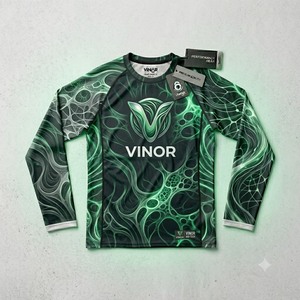 T-shirt de compression à manches courtes pour homme, anti-bactérien, écologique, respirant, séchage rapide, protection UV, MMA, BJJ - Product Image 2