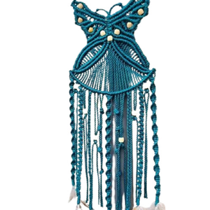 Calcomanía de Pared de Macramé con Diseño Intrincado y Multitexturizado, Diseño Contemporáneo para Decoración del Hogar, Cubre Paredes Amplias Disponible - Product Image 3