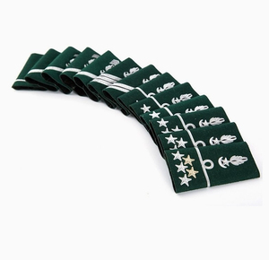 Epaulettes Bordados Personalizados de Alta Calidad 2026, Accesorios de Rango para Uniformes, Fabricación Bajo Demanda OEM - Product Image 1