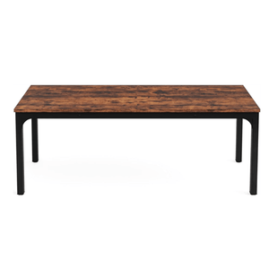 Table à manger en bois massif avec plateau rectangulaire en marbre, stable et durable, meuble assemblé extensible pour utilisation en salle de sport - Product Image 3