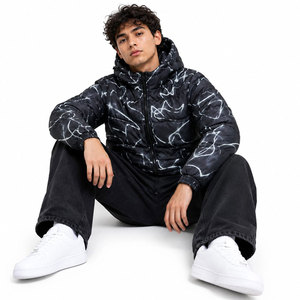 Men's Lightweight Outdoor Hybrid <b>Jackets</b> <b>Packable</b> Hooded Puffer Padded High Quality Bomber Custom Logo Winter Puffer <b>Jackets</b> - Product Image 5